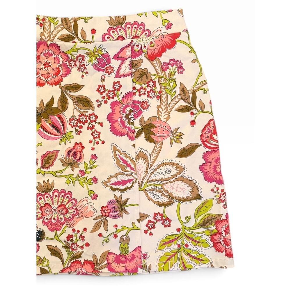 Spartina 449 Floral Skort Women’s XL Pink Green Botanical Resort Golf - Picture 4 of 9